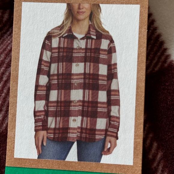 Eddie Bauer Fleece Jacket/Coat, size XL, Women button up Fleece sweater, NWT - Picture 3 of 9